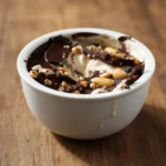 Bite into peanut butter yogurt cup