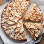 Apple almond baked oatmeal sliced into squares
