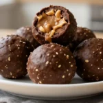 no bake chocolate peanut butter protein balls