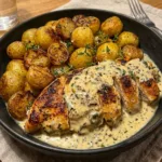 Creamy Garlic Chicken & Potatoes 2 one pan creamy chicken and potatoes