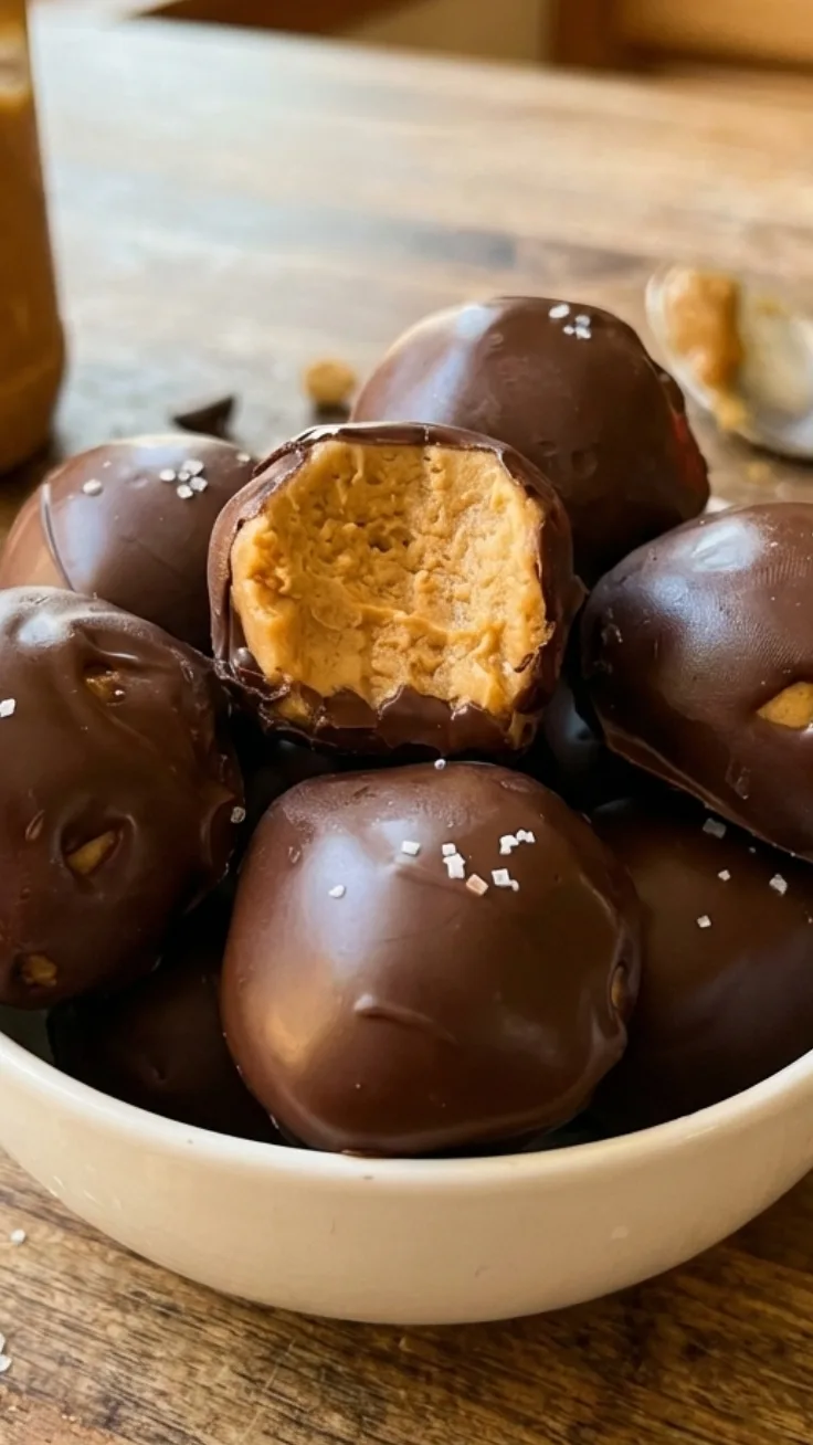 Peanut Butter Chocolate Bites hero