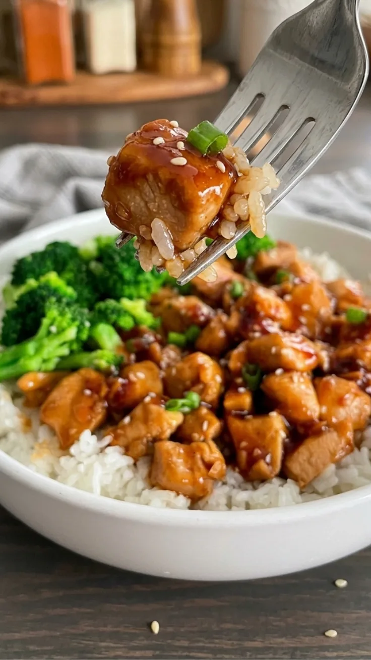Chicken Teriyaki Rice Bowl Hero chicken teriyaki rice bowl glossy sauce