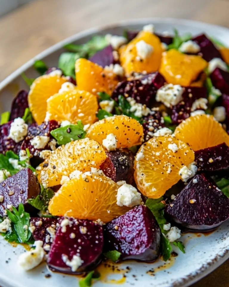 beet orange salad featured