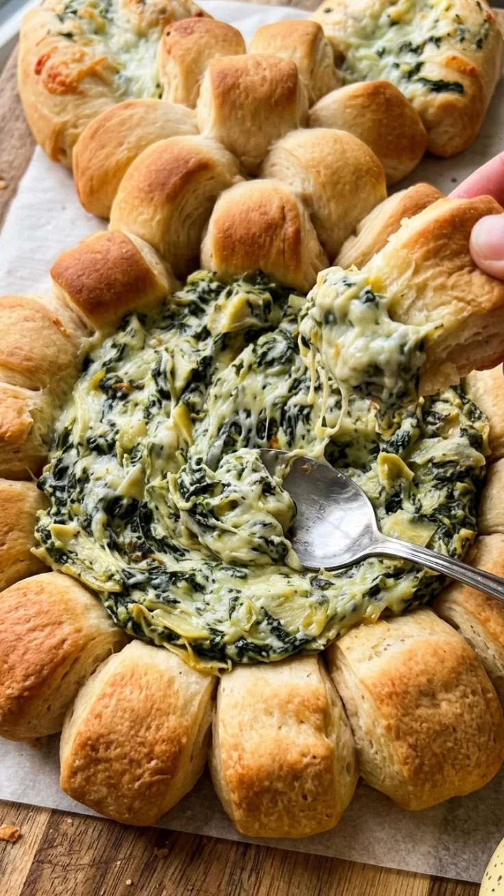 easter spinach hero