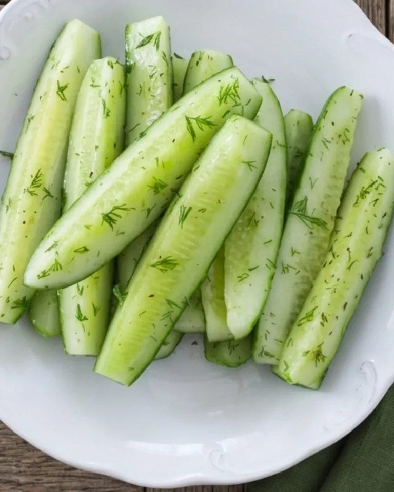 garlic dill cucumbers ftrd