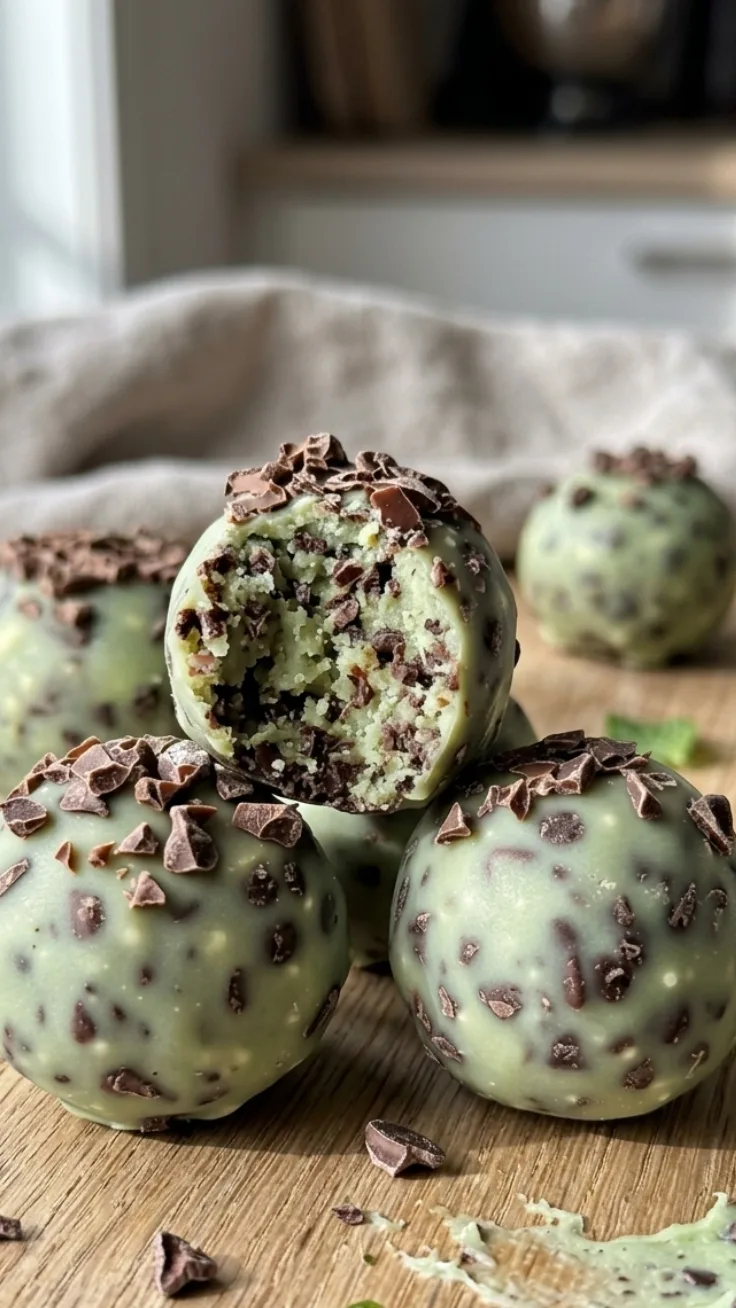 mint protein balls hero
